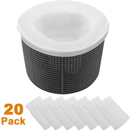 20 Pack Pool Skimmer Socks Filter Replacement Savers for Basket Swimming Pool 20 Pack Pool Skimmer Socks Filter Replacement Savers for Basket Swimming Pool